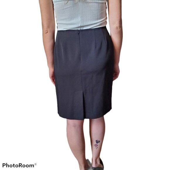 Simon Chang Black Pencil Skirt - Picture 2 of 2